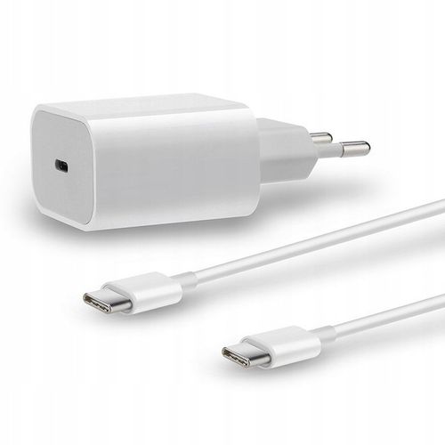 SZYBKA ŁADOWARKA DO IPHONE KOSTKA 25W + KABEL 1M / USB-C - IPHONE na Arena.pl