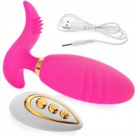 2 x MASAŻER Z KOLCAMI + WIBRATOR - 60 FUNKCJI - SEX GADŻET - ŁECHTACZKA WAG