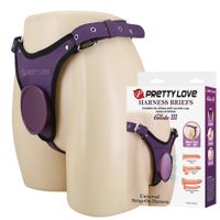 pretty love caldric iii purple universal harness briefs