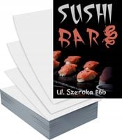 Ulotki A5 5000szt reklamowe firmowe SUSHI BAR kuchnia azjatycja