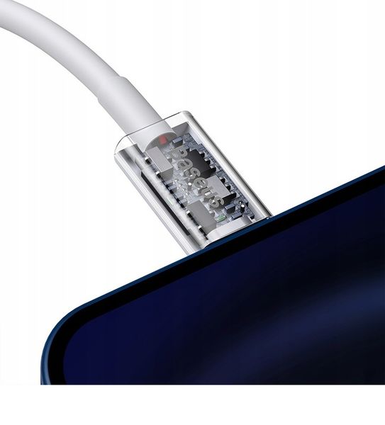 Baseus SZYBKI Kabel USB-C Lightning 1,5m 20W do iPhone zdjęcie 3