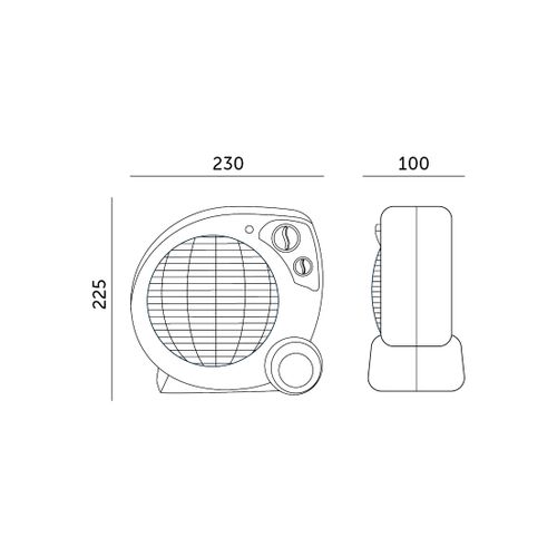 Termowentylator AERO 2000W z regulacją nawiewu na Arena.pl