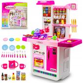 KUCHNIA dla dziewczynki Kuchenka mała KUCHARKA Piekarnik KRAN z WODĄ dźwięk