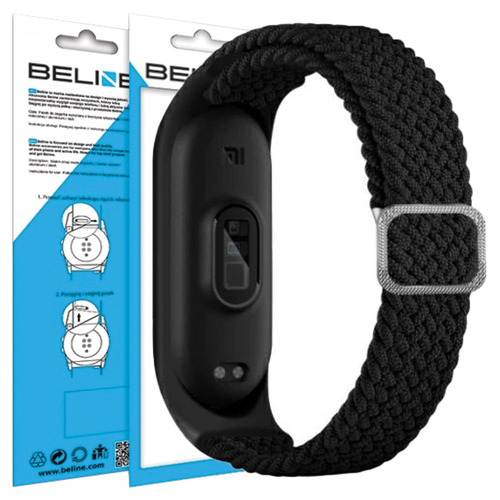 beline pasek mi band 3/4 textileczarny/black na Arena.pl