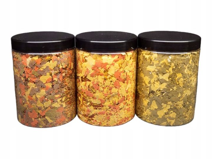 Zestaw 3 karm Glopex w pojemnikach 1000 ml Basic Eigelb i Vegetal mix zdjęcie 1