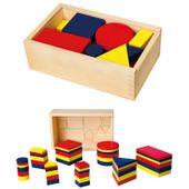 Drewniane Klocki logiczne Figury geometryczne V