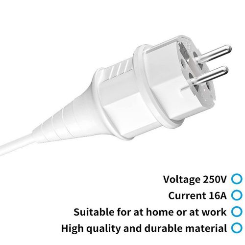 Wtyczki Białe 250V 16A Ze Śrubokrętem 4 Szt na Arena.pl