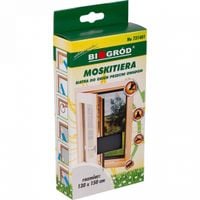 moskitiera siatka przeciw owadom do okna 130cm x 150cm czarna biogród