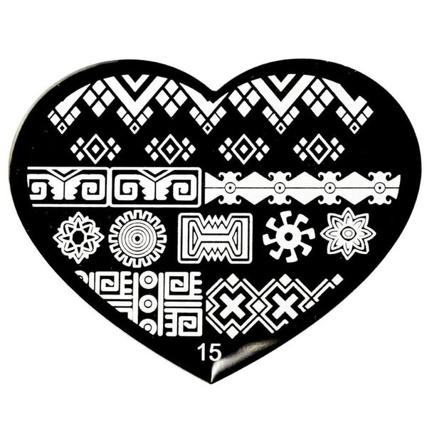 Blaszka do stempelków Serduszko 15 zdjęcie 1