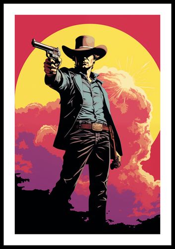 Plakat 40x60cm Strzelec z Epoki na Arena.pl