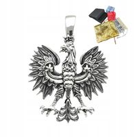 Zawieszka Orzełek Patriotyczna Srebrna Próba 925 Wisiorek Godło Polski