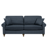 Sofa 3-osobowa ciemnoszara OTRA