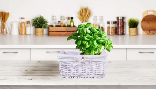 Koszyk wiklinowy 30x20x15 - biały na Arena.pl