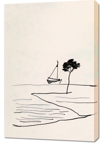 Obraz 60x90cm Spokój Przybrzeżny zdjęcie 1