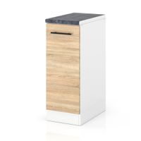 Szafka Kuchenna Stojąca Z Blatem Modułowa 30cm Spremium Dąb Sonoma