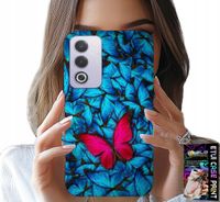 ETUI DO OPPO A80 5G - NIEBIESKIE MOTYLKI, MOTYL, KOBIECE WZORY