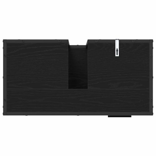 Zestaw mebli łazienkowych 2 pcs Czarny dąb 65 x 33 x 60 cm na Arena.pl