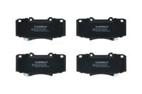 KLOCKI HAMULCOWE PRZÓD TOYOTA HILUX VII 2007 2008 2009 2010 2011 2012 2013