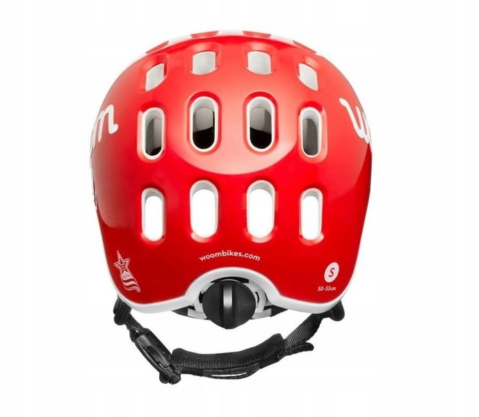Kask rowerowy dla dzieci WOOM M 53-56 cm Czerwony zdjęcie 8