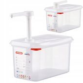 Dozownik Do Sosów Keczupu Musztardy Majonezu Dyspenser Z Pompką Gn 1/4