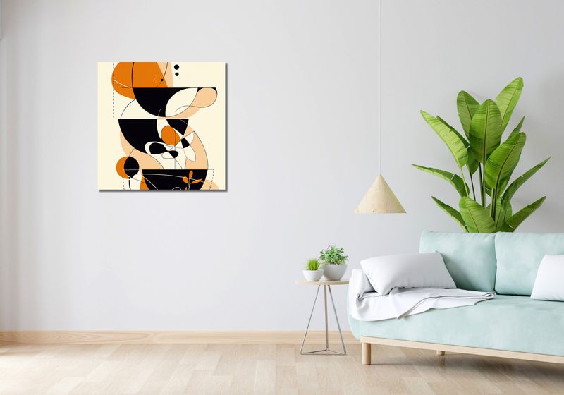 Obraz 70x70cm Taneczne Kręgi zdjęcie 2