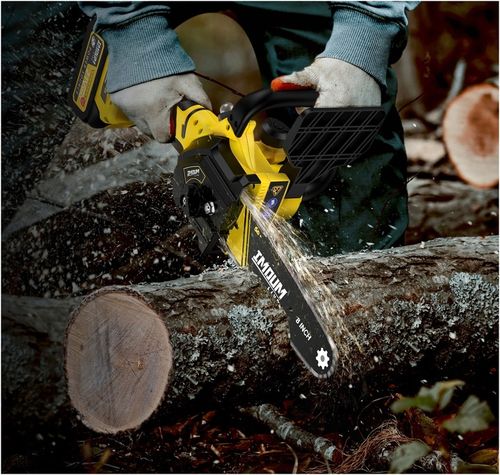 MINI PIŁA ŁAŃCUCHOWA AKUMULATOROWA PILARKA 8" DWA AKUMULATORY ZESTAW na Arena.pl