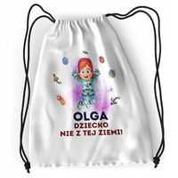 Plecak Sportowy Szkolny Dla Olgi Córki Dziecka Z Nadrukiem Ze Zdjęciem