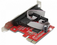 UNITEK Kontroler PCI-E - 2x RS232 , Y-7504