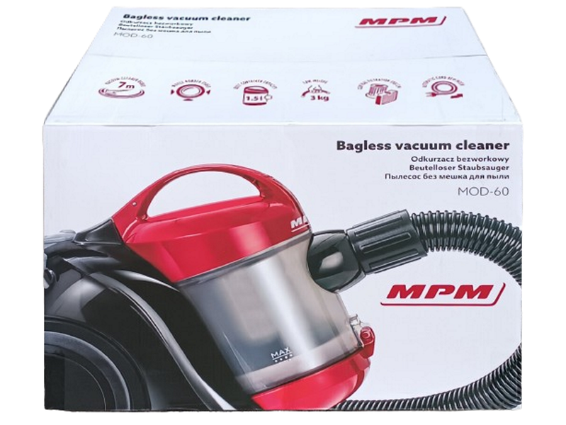 Odkurzacz bezworkowy MPM MOD-60 - 700W zdjęcie 9