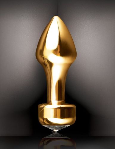 Złoty Wtykacz Analny Z Kryształem - Fetish Fantasy Gold Mini Luv Plug na Arena.pl