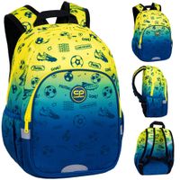 COOLPACK TOBY MAŁY PLECAK SZKOLNY ODBLASKI GWIZDEK SZELKI FOOTBALL 2T