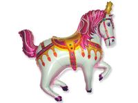 Balon foliowy "Jednorożec magiczny", różowy, 24 cale [balon na hel]