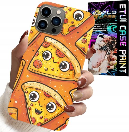 ETUI DO IPHONE 12 PRO MAX - SŁODKIE UŚMIECHNIĘTE PIZZE CASE + SZKŁO na Arena.pl