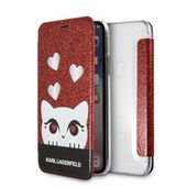 Etui Karl Lagerfeld do iPhone XS, iPhone X, Czerwony