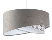 Lampa wisząca ASHES szara/biała