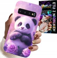 ETUI DO SAMSUNG GALAXY S10 PLUS - SŁODKA PANDA WZORY DLA DZIECI + FOLIA