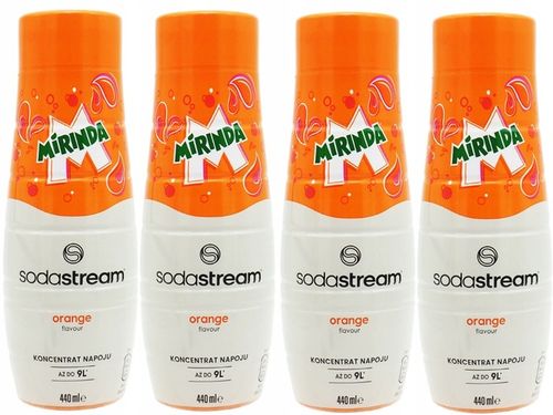 6x SYROP KONCENTRAT MIRINDA DO SATURATORA SODASTREAM 9L NAPOJU z 440ml na Arena.pl