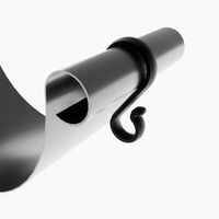 80x UCHWYT NA RYNNĘ DO LAMPEK ŚWIATEŁEK SOPLI HACZYK DO RYNNY GALECO OCEAN