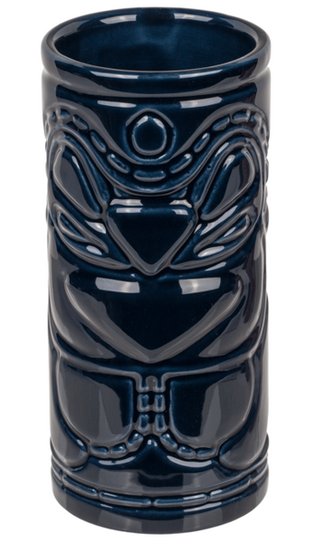 Ceramiczny Kubek TIKI do Drinków - Czarny zdjęcie 1