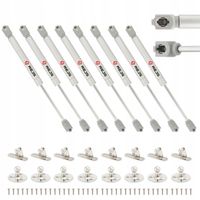 8 x ZESTAW - REJS SIŁOWNIK MEBLOWY PODNOŚNIK GAZOWY DO MEBLI 80N +