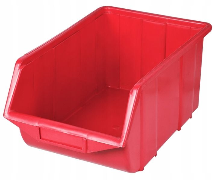 Pojemnik magazynowy - Ecobox duży | Czerwony zdjęcie 1