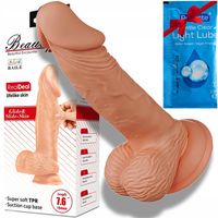 REALISTYCZNE DILDO Z PRZYSSAWKĄ JAK PRAWDZIWY DUŻY PENIS MASAŻER