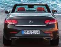 Mercedes C KL, A206 Cabrio 21+ Listwa CHROM Klapa