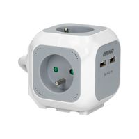 PRZEDŁUŻACZ KOSTKA 1,4 M 4 GNIAZDA 4X2P+Z - ON-AE-13144