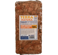 TERRA NATURA Chips Kokosowy podłoże do terrarium ściółka gadów płazów 500g