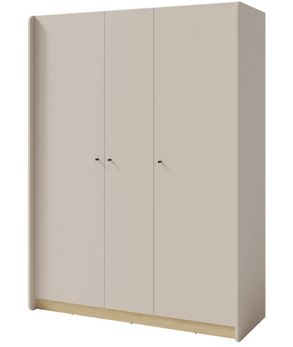Szafa 3D Do Pokoju Młodzieżowego Piaskowy Beż 145 cm ALI MB - 2 Kolory na Arena.pl