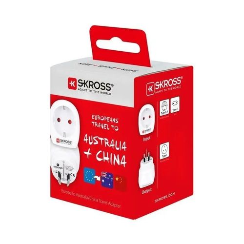 Adapter Przejściówka SKROSS do Chin, Australii, Nowej Zelandii i na Arena.pl