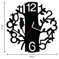 ZEGAR ŚCIENNY DRZEWO 38cm M 100.10