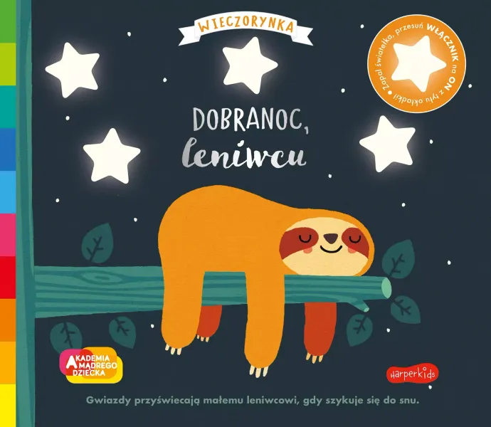 Dobranoc, leniwcu. Seria ze światełkami zdjęcie 1