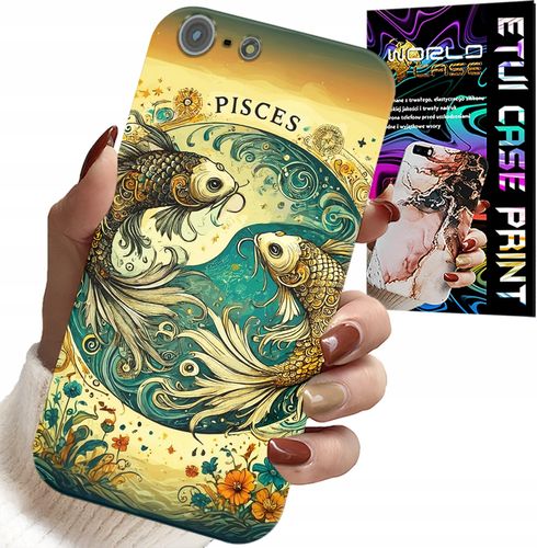 ETUI DO IPHONE 5 / 5S / 5C - ZNAK ZODIAKU, RYBA ASTRONOMIA + FOLIA na Arena.pl